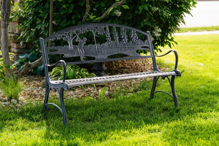 Premium Outdoor Golf Bench – Durable & Weather-Resistant for Golf Courses, Parks & Backyards – Perfect for Relaxing & Spectating Games