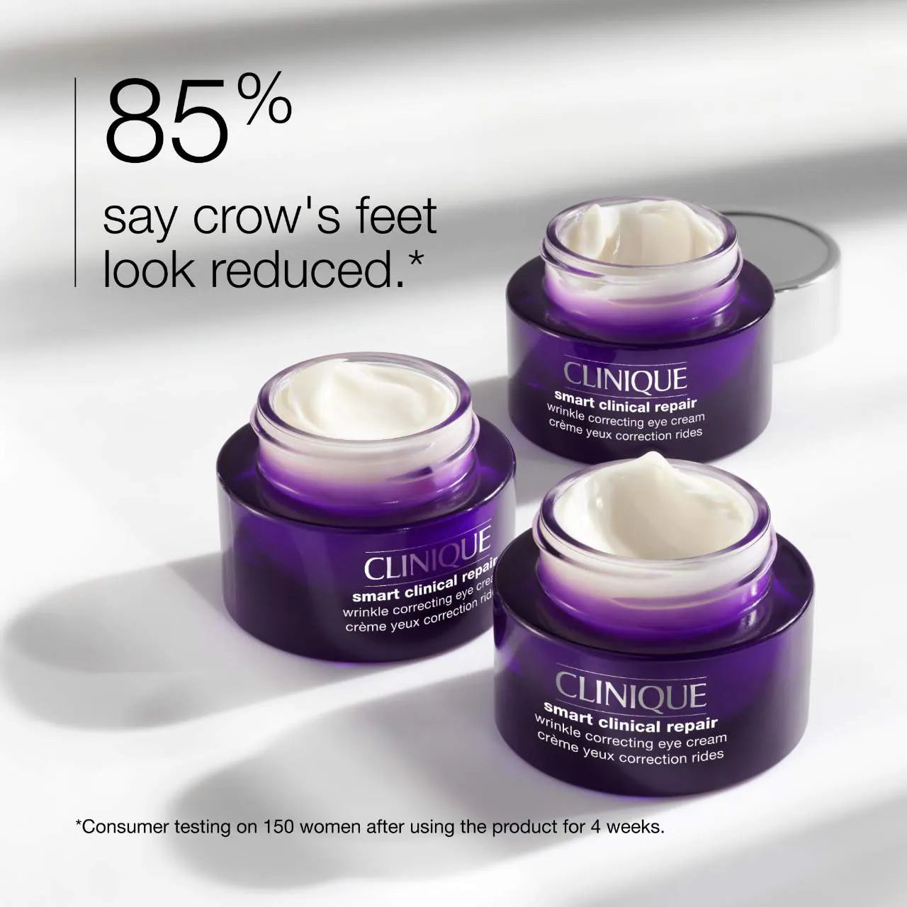 CLINIQUE Smart Clinical Repair Wrinkle Correcting Eye Cream 15ml - Anti-Aging Treatment for Dark Circles & Fine Lines | Perfect for Night & Day Use