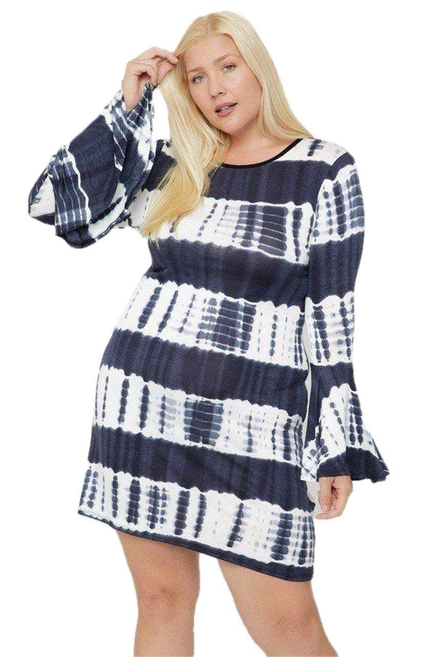 Bell Sleeves Print Dress for Women - Floral Summer Maxi Dress with Ruffle Details | Perfect for Beach Vacations, Date Nights & Special Occasions
