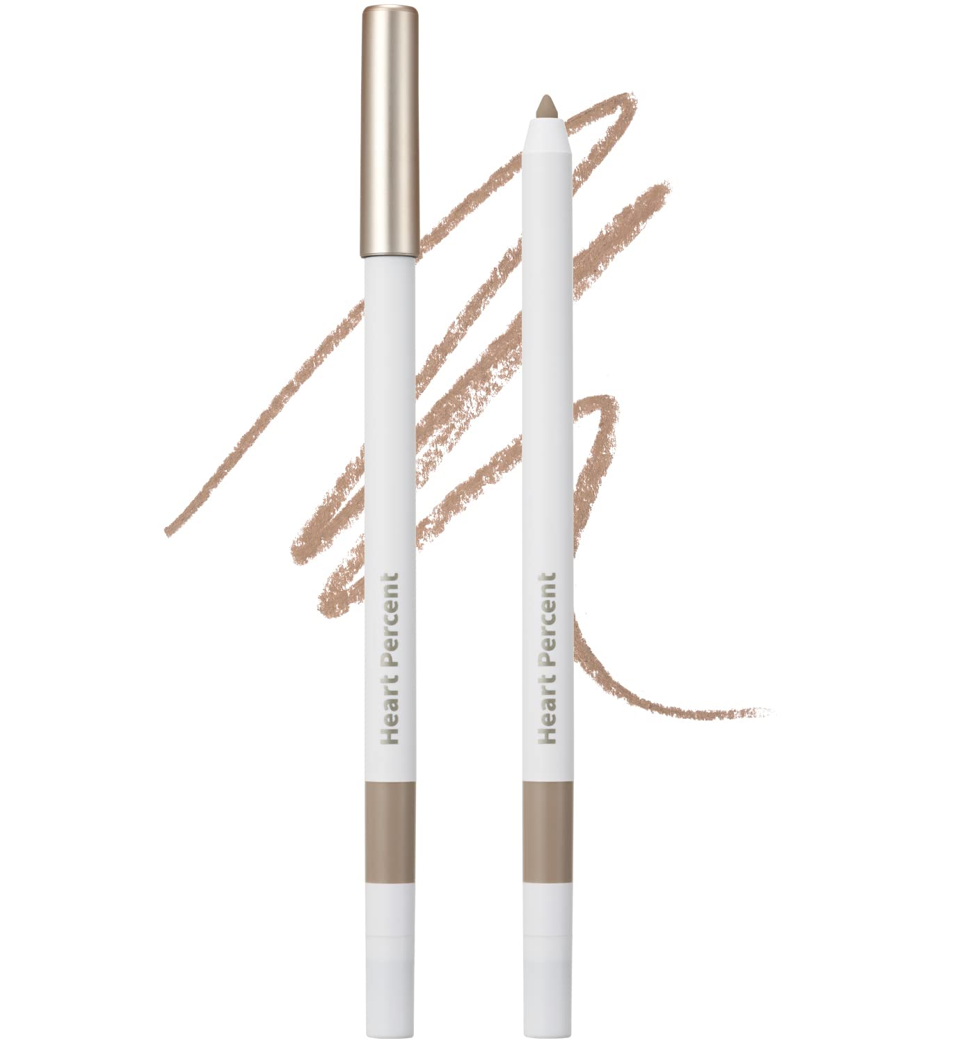 Heart Percent Creamy Retractable Lip Liner Pencil - #03 Oat Beige | Defines & Fills Lips | Built-In Sharpener | Long-Lasting Matte Finish | Perfect for Everyday Wear, Date Night & Special Occasions