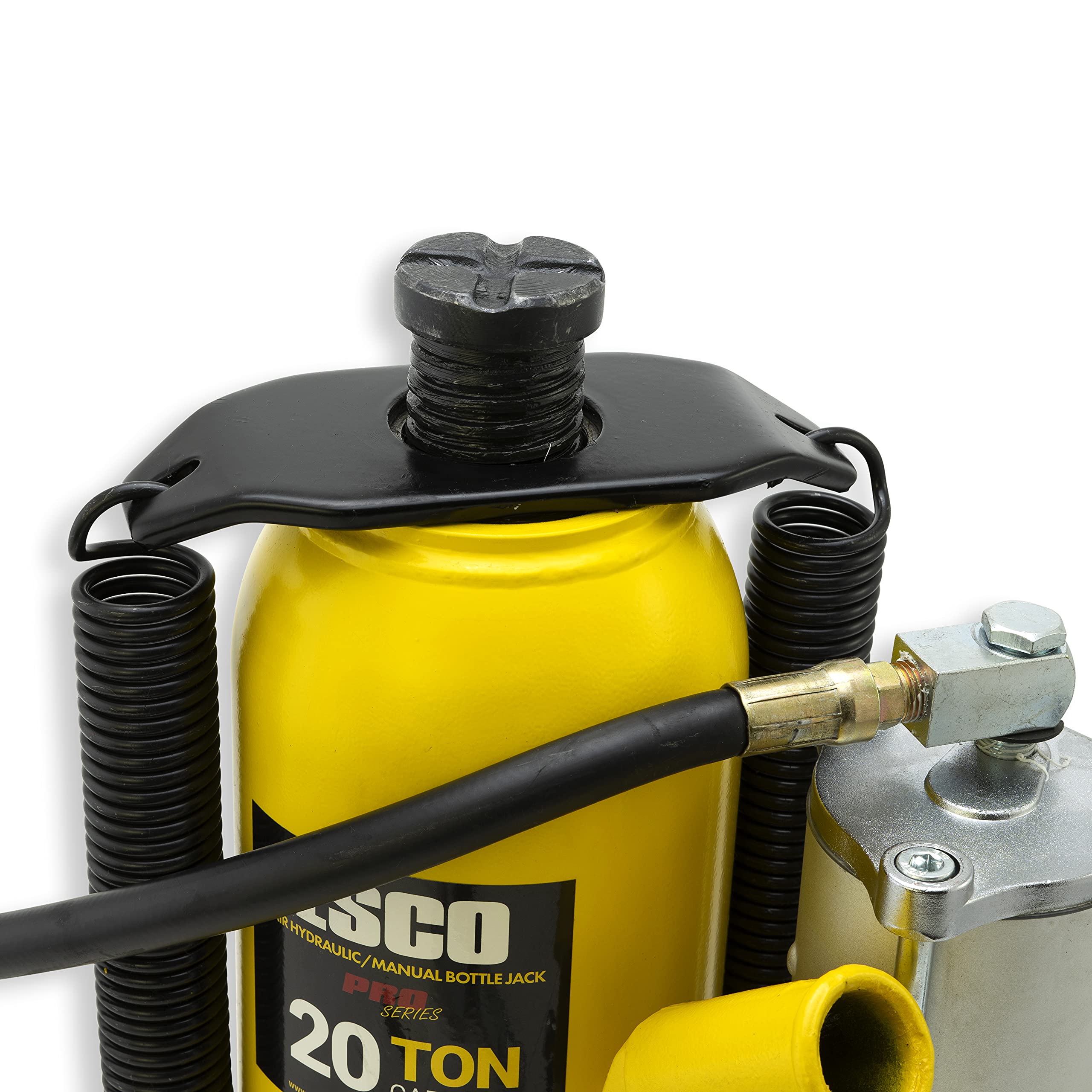 Pro Series 20 Ton Air Hydraulic Bottle Jack - Heavy Duty Car Lift for Trucks, SUVs & Auto Repair - Perfect for Garage, Workshop & Emergency Roadside Use
