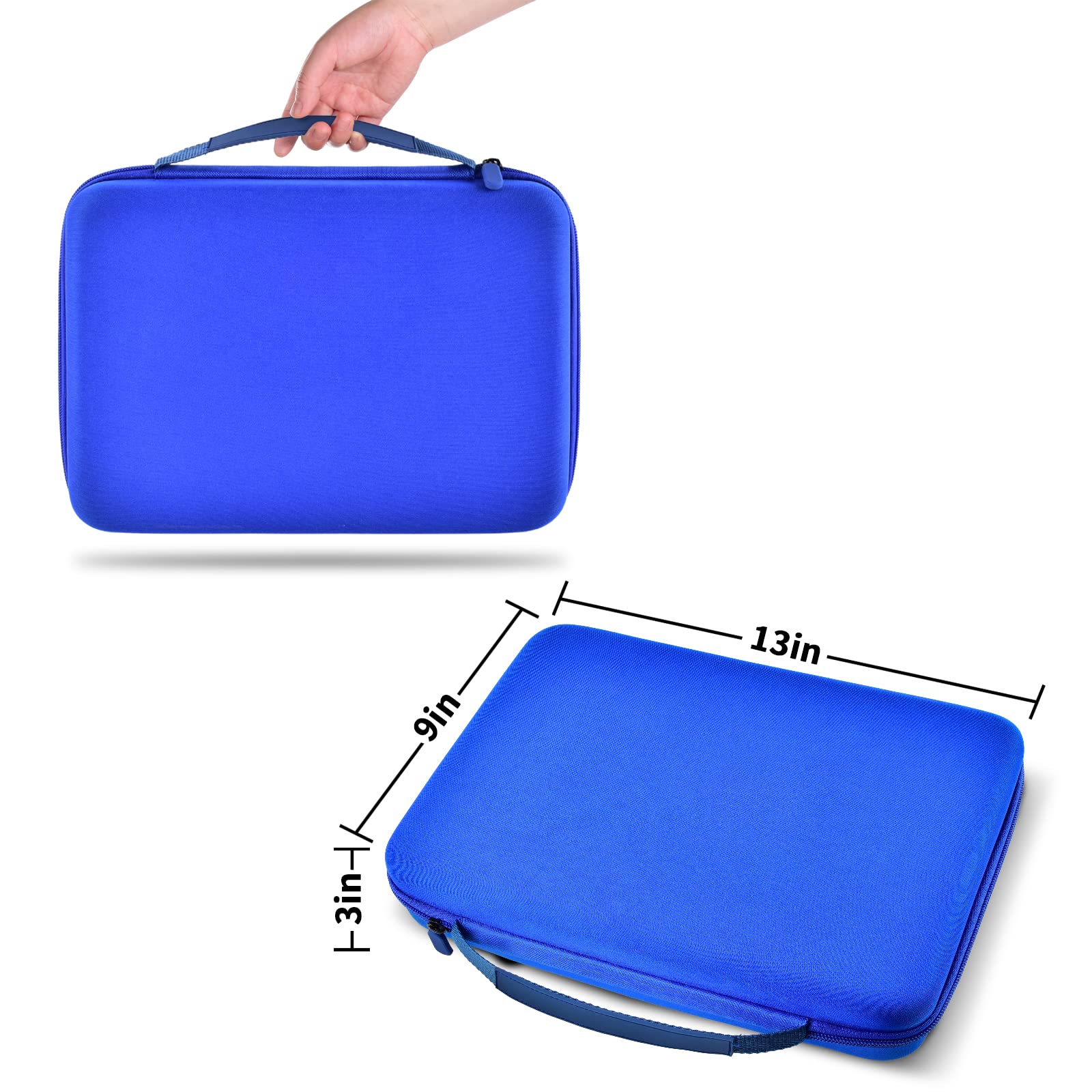 Battery Organizer Storage Box with Tester - Holds 150+ AA AAA C D 9V Lithium 3V (LR44 CR2016 CR2032 CR2025) Batteries - Compact & Durable Plastic Case (Batteries Not Included) - Light Blue - Perfect for Home, Office, RV & Emergency Kits