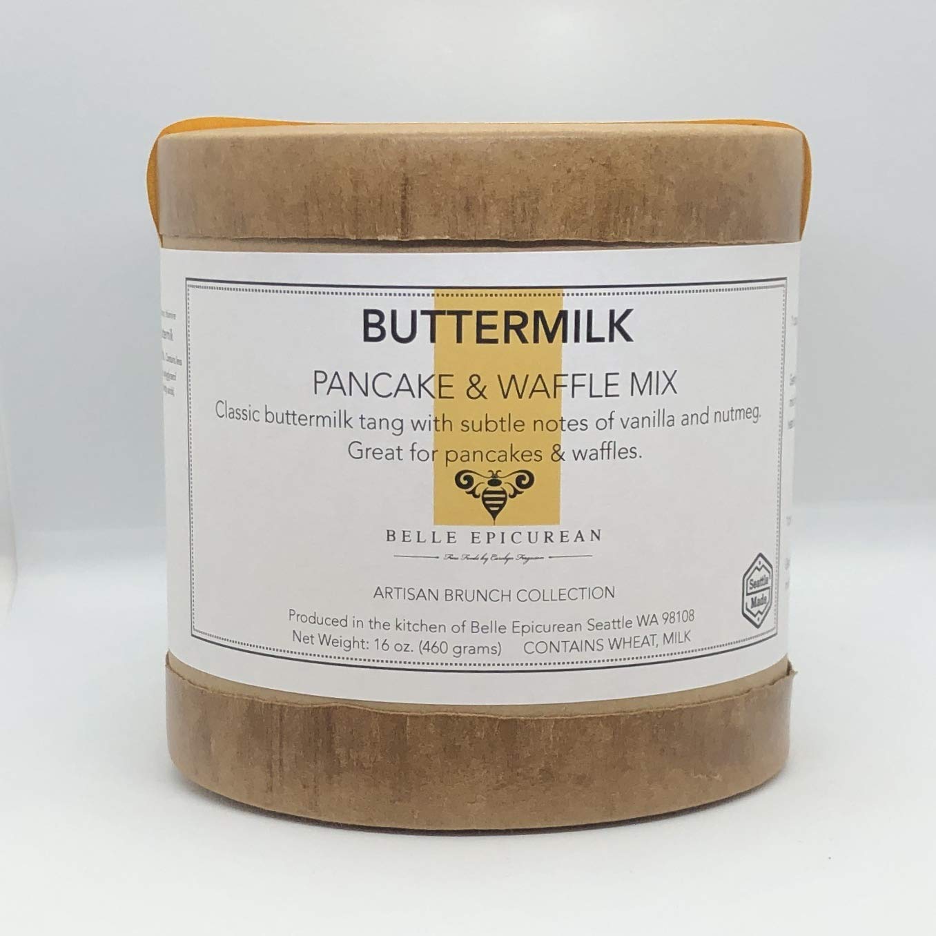 Belle Epicurean Buttermilk Pancake & Waffle Mix - 16oz | Premium Baking Mix for Fluffy Pancakes & Crispy Waffles | Perfect for Breakfast, Brunch & Family Gatherings