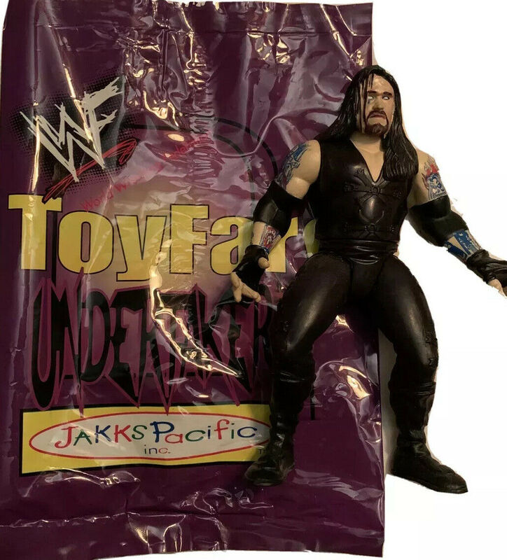 Vintage 1999 WWF Jakks Pacific Undertaker Action Figure - Rare ToyFare Mailaway Exclusive - Perfect for Wrestling Collectors & Nostalgic Displays