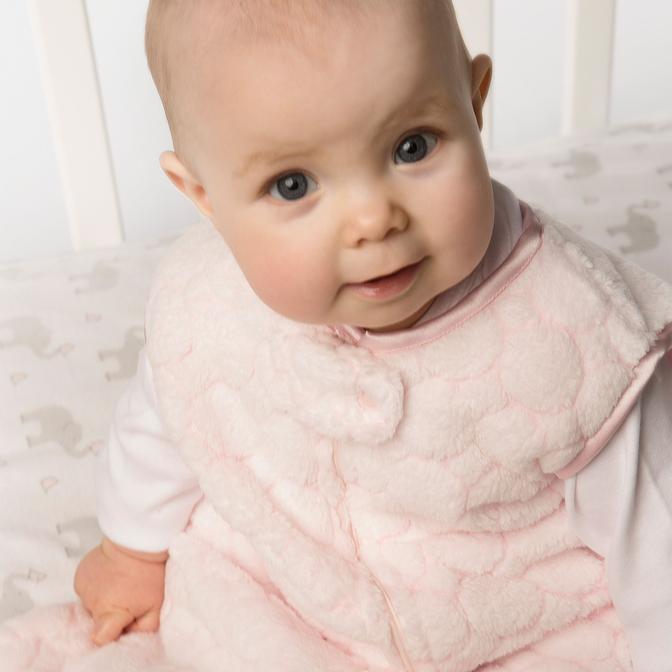 Baby Bunting Cozy Puff Snuggle Sack - Soft Infant Sleeping Bag for Boys & Girls (Pink, Blue, Green, Yellow) | Perfect for Nursery, Travel & Winter Warmth