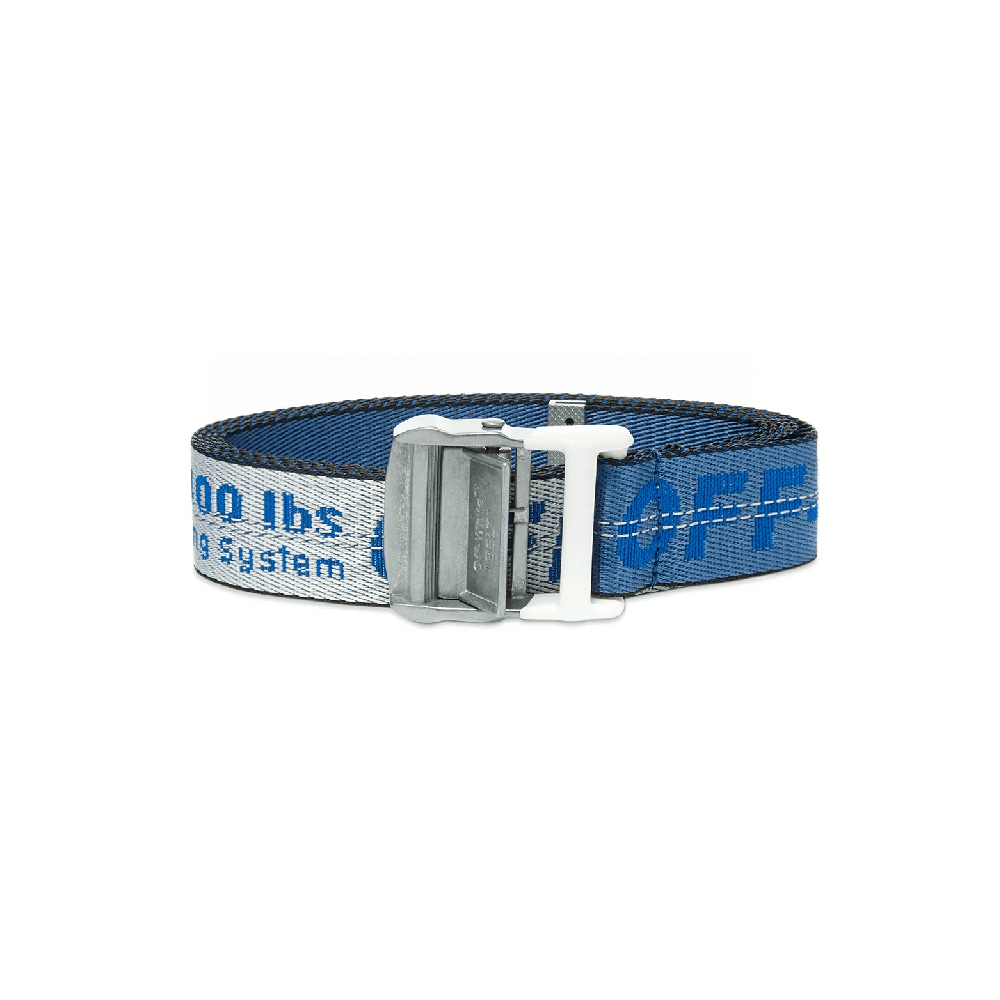 Off White Light Blue Denim Belt - One Size Unisex Fashion Accessory for Casual Outfits & Streetwear