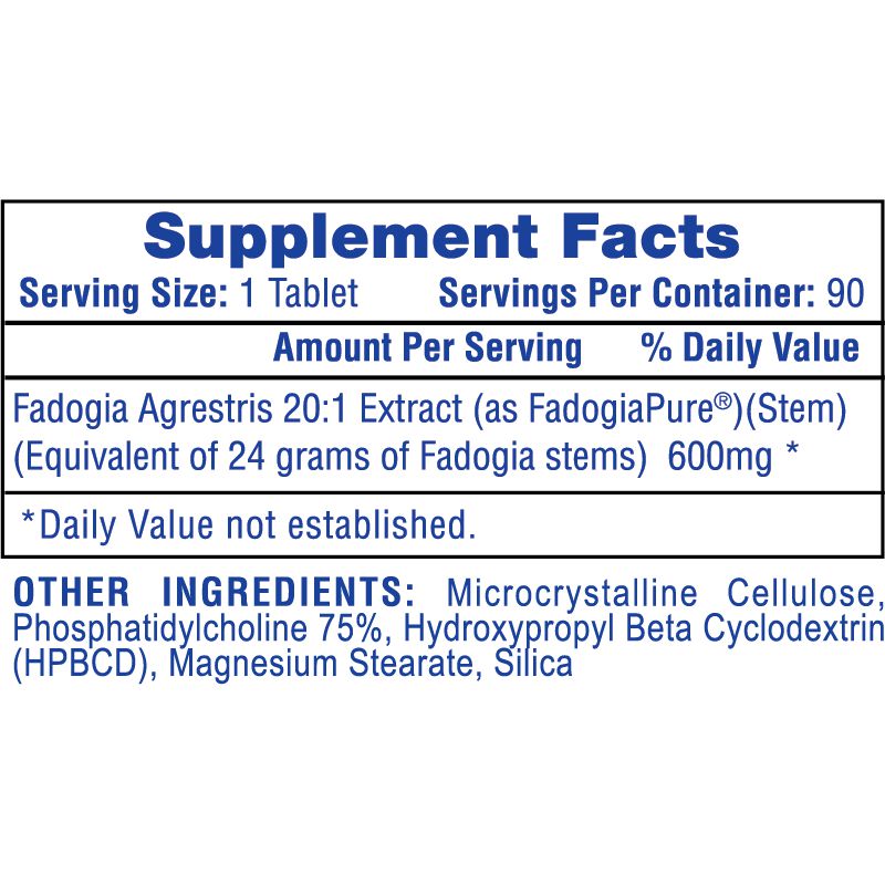 Hi Tech Pharmaceuticals Fadogia Agrestis 20:1 Extract Supplement - Natural Testosterone Booster for Men - Supports Energy, Stamina & Workout Performance - Gym & Fitness Essential