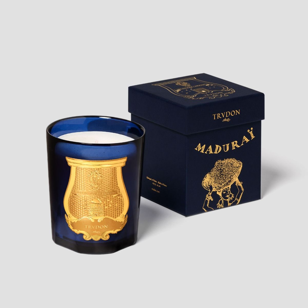 Cire Trudon Maduraï Scented Candle - Luxury Home Fragrance for Relaxation & Romantic Ambiance | Premium Scented Candle for Bedroom, Bathroom & Living Room Decor