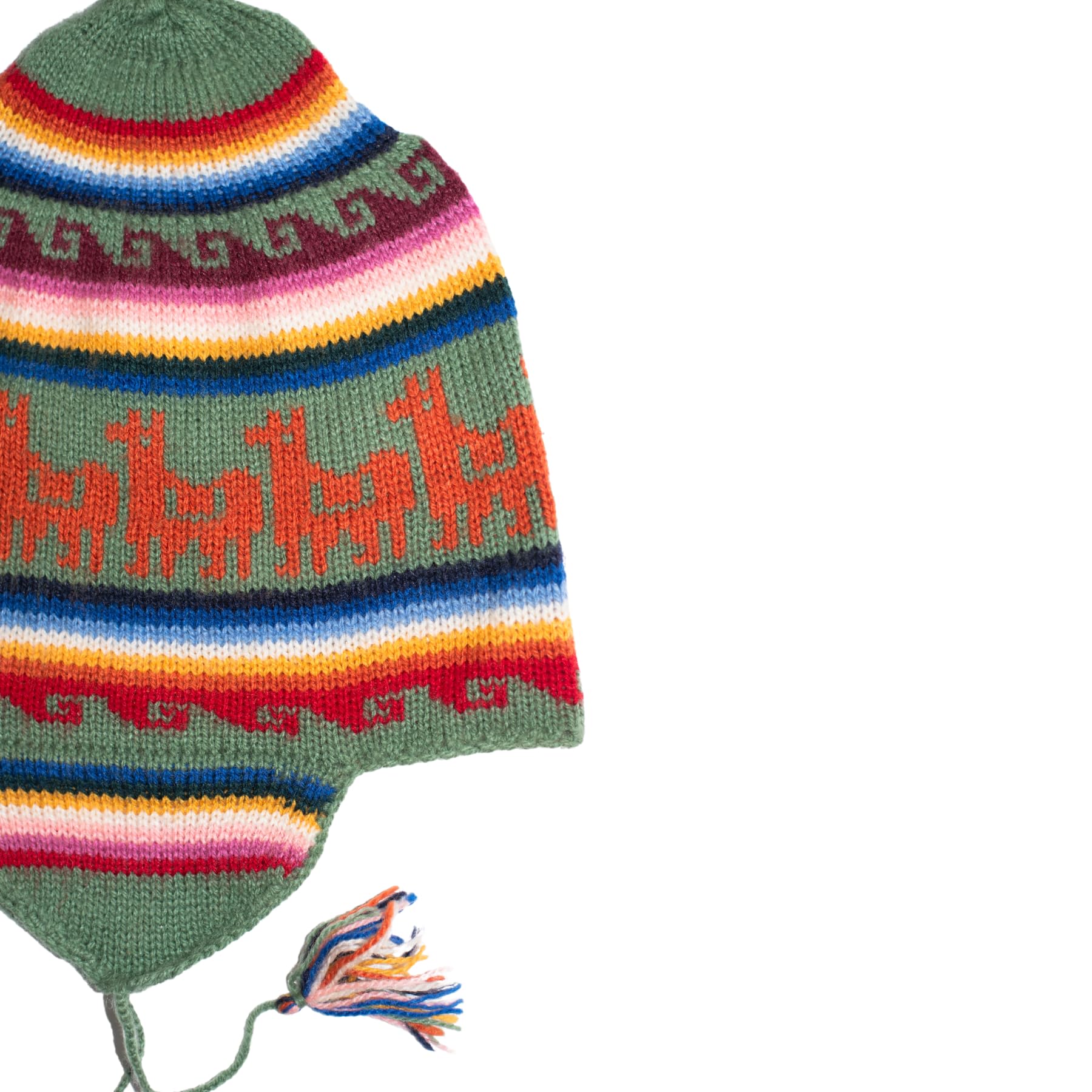 Premium Alpaca Wool Beanie Hat for Men & Women - Warm Winter Hat with Ear Flaps - Soft Peruvian Knit Cap for Cold Weather - Perfect for Skiing, Snowboarding & Outdoor Activities
