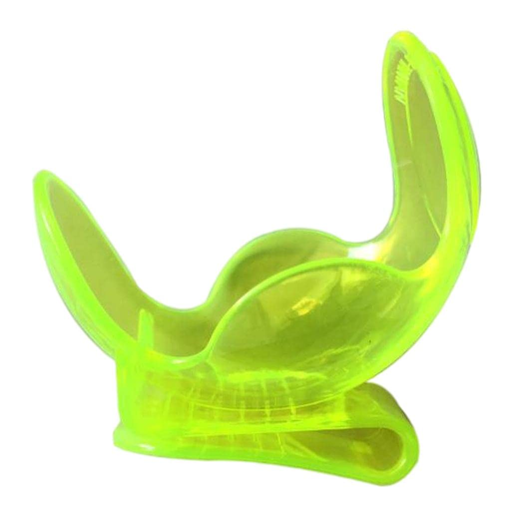 Transparent Tennis Ball Holder - Green | Clip & Pocket for Training & Practice