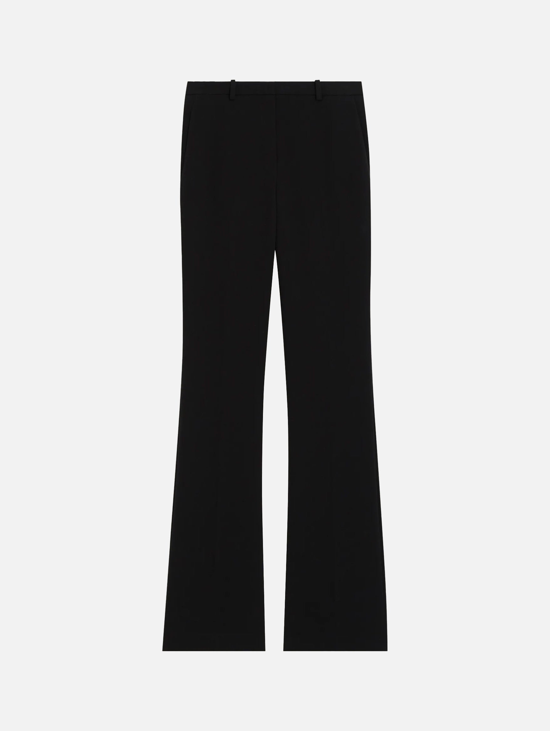 Slim Admiral Crepe Black Trousers for Women - Comfortable Stretch Pants for Office, Business Casual & Travel