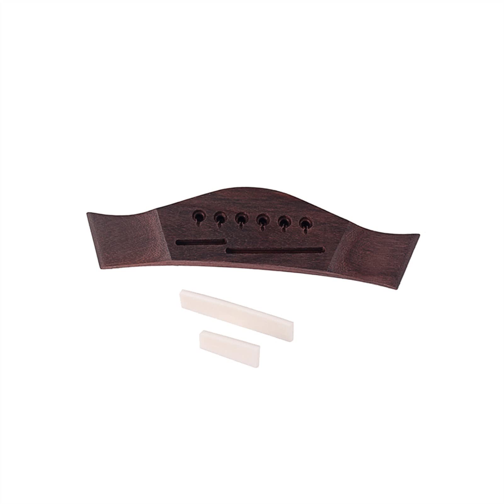Premium Sandalwood Guitar Bridge - Durable Acoustic Guitar Replacement Part for DIY Repair & Upgrades | Perfect for Home Studio, Live Performances & Music Lessons