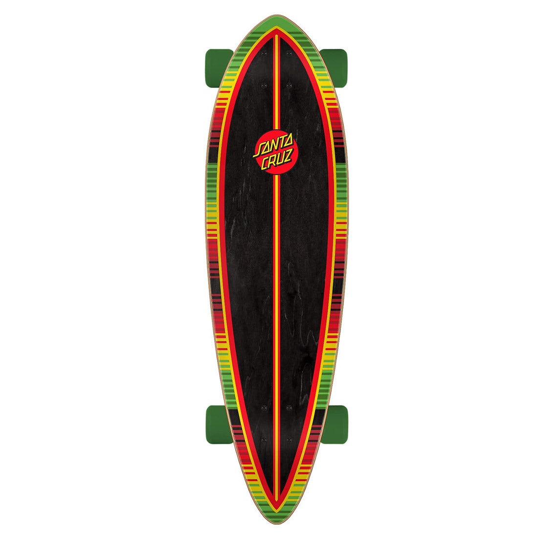 Santa Cruz Serape Dot Pintail Cruzer Skateboard 9.2