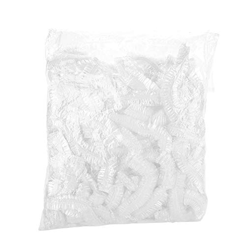 Waterproof Shower Caps for Women & Men - Reusable Transparent Plastic Hair Shower Hat for Home, Hotel & Salon Use - Eco-Friendly Bath Accessories for Swimming, Spa & Hair Care Routines