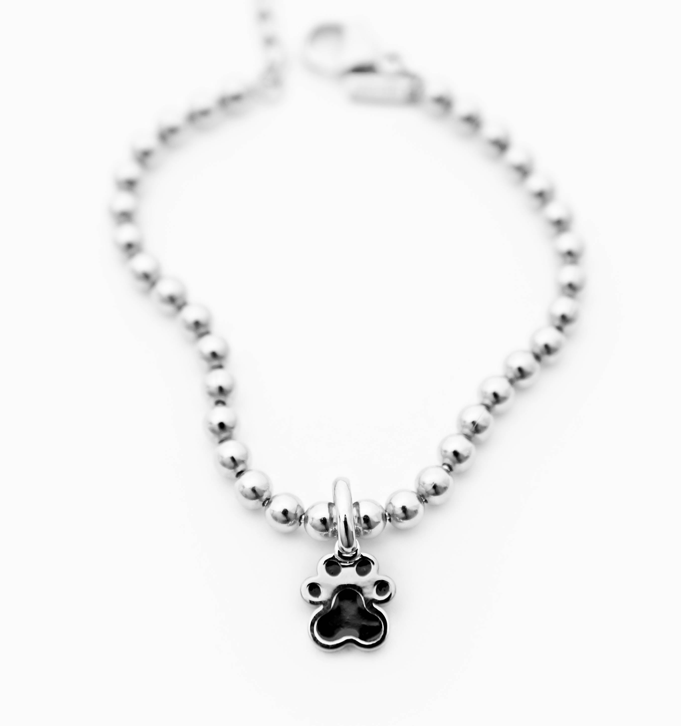 Paw Bracelet for Women - Cute Animal Paw Print Charm Adjustable Bangle for Dog & Cat Lovers - Perfect Gift for Pet Owners (Ideal for Casual Wear, Gifting & Pet-Themed Events)