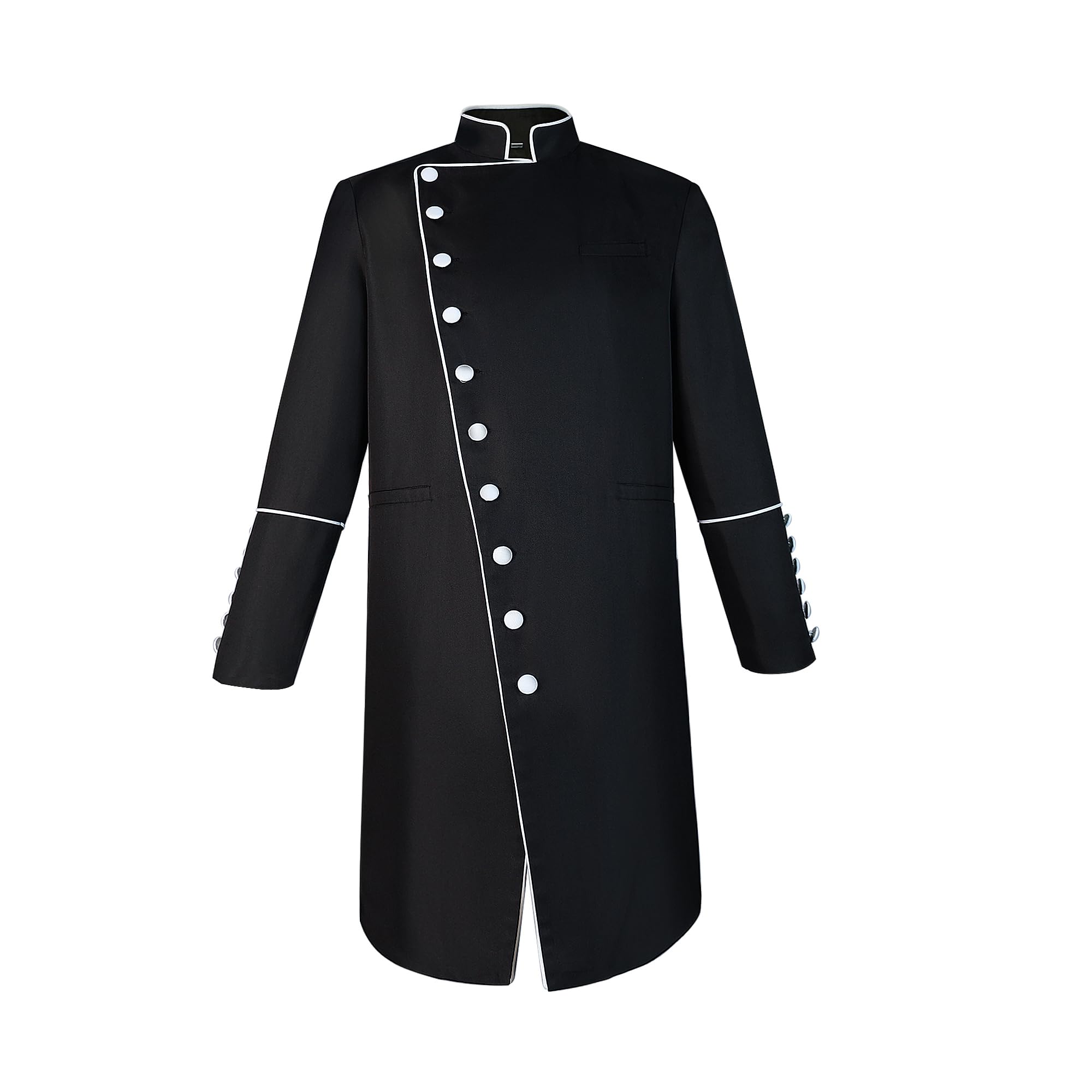 Men's Cassock Choir Robe - Short Clergy Minister Vestment for Church Services, Pulpit & Liturgical Ceremonies | Perfect for Worship, Choir Performances & Religious Events