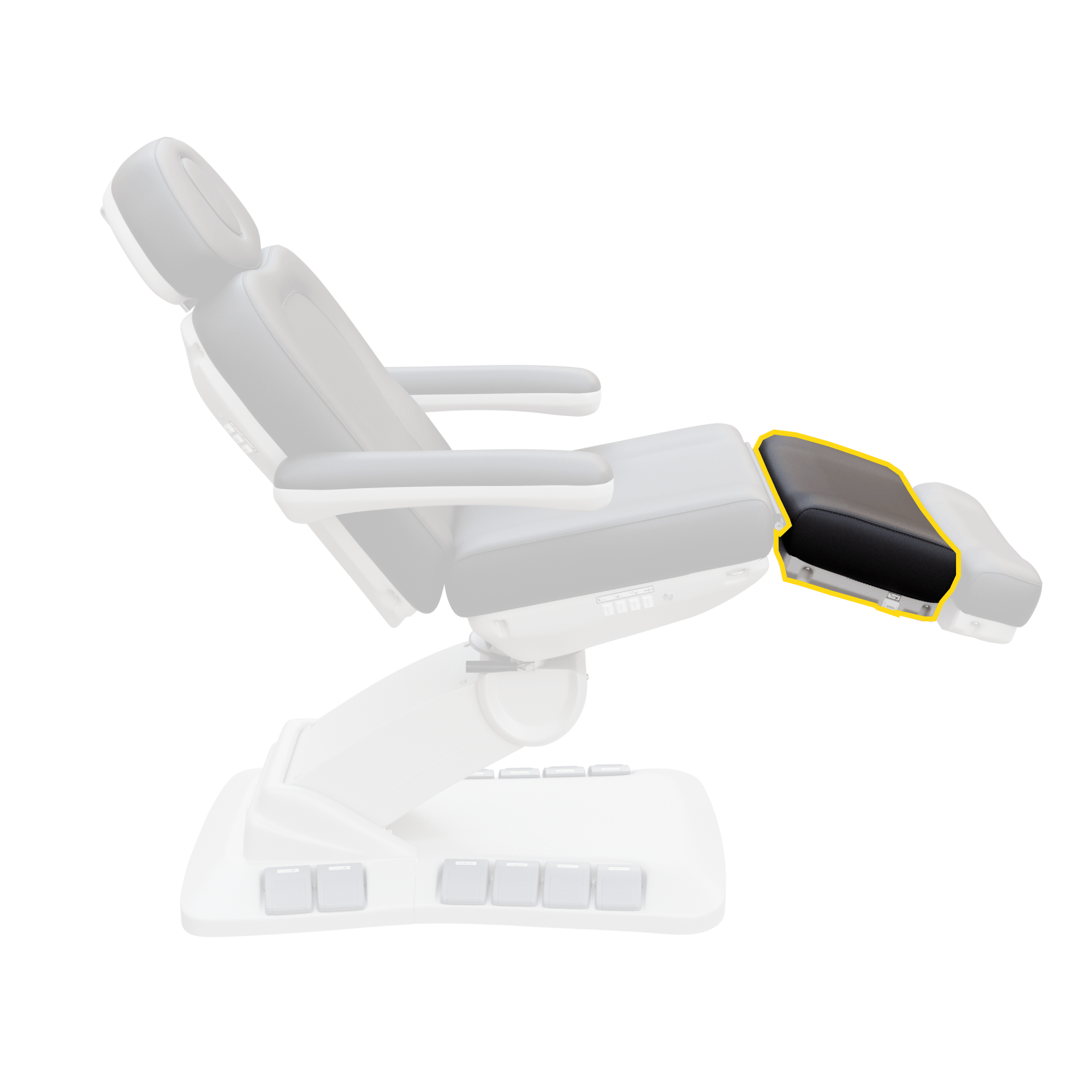 2246EB Treatment Chair with Adjustable Leg Rest - Complete Main Unit for Physical Therapy & Chiropractic Offices - Ideal for Patient Comfort & Recovery
