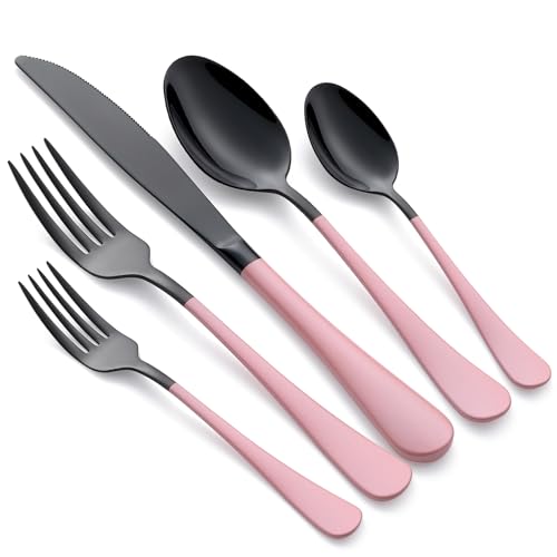 Black and Warm Pink