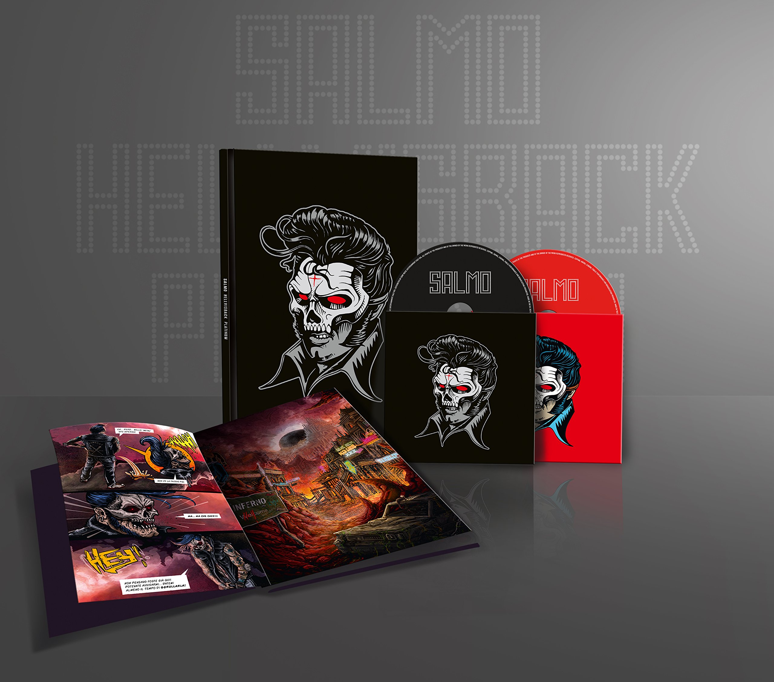 Hellvisback Platinum Deluxe Edition Comic Book - Collectible Graphic Novel for Superhero Fans, Perfect for Gifts & Home Decor