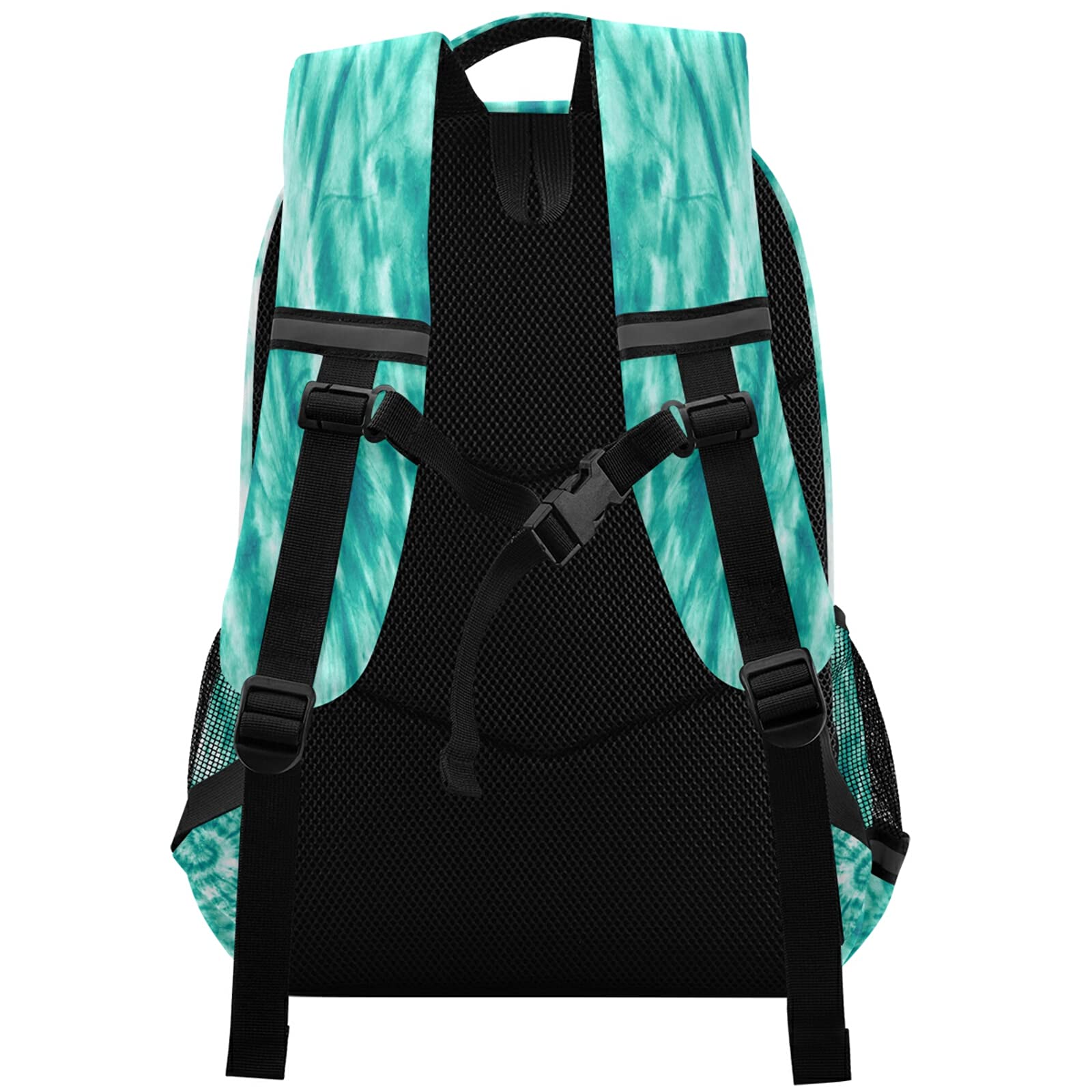 ALAZA Teal Turquoise Tie Dye Backpack - Lightweight Travel Laptop Daypack for School, Work & College - Water Resistant Book Bag for Men, Women & Teens - Perfect for Commuting, Hiking & Daily Use
