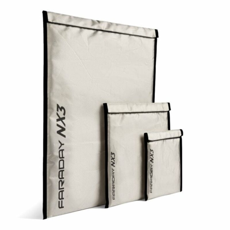 Faraday Defense NX3 3-Piece EMP Protection Kit - Block EMF, RFID & 5G Signals - Perfect for Home, Office & Travel Security