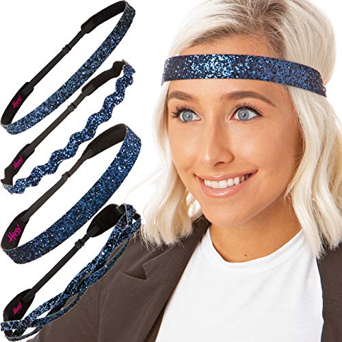 Bling Glitter Mixed Navy Blue