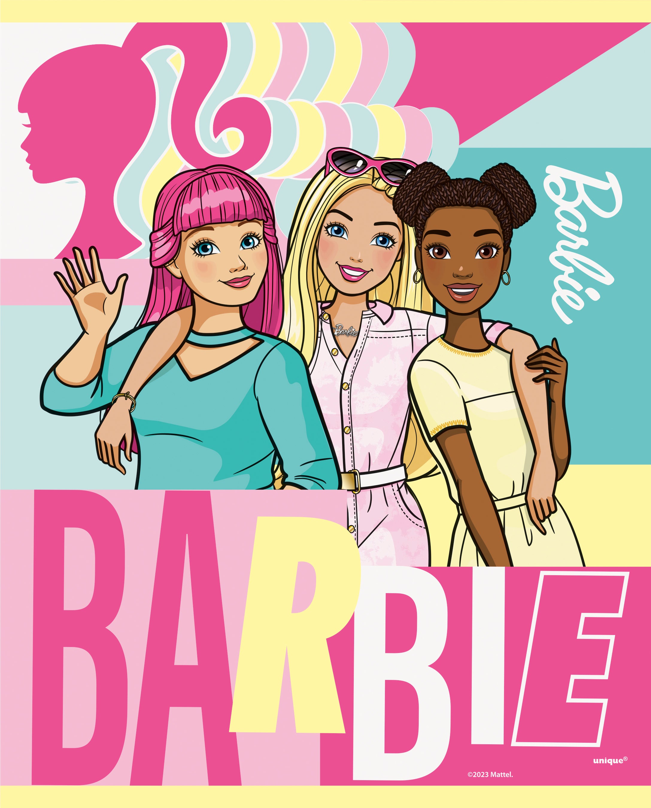 Barbie Themed Party Favor Bags - 8 Pack for Birthday Celebrations, Baby Showers & Special Events