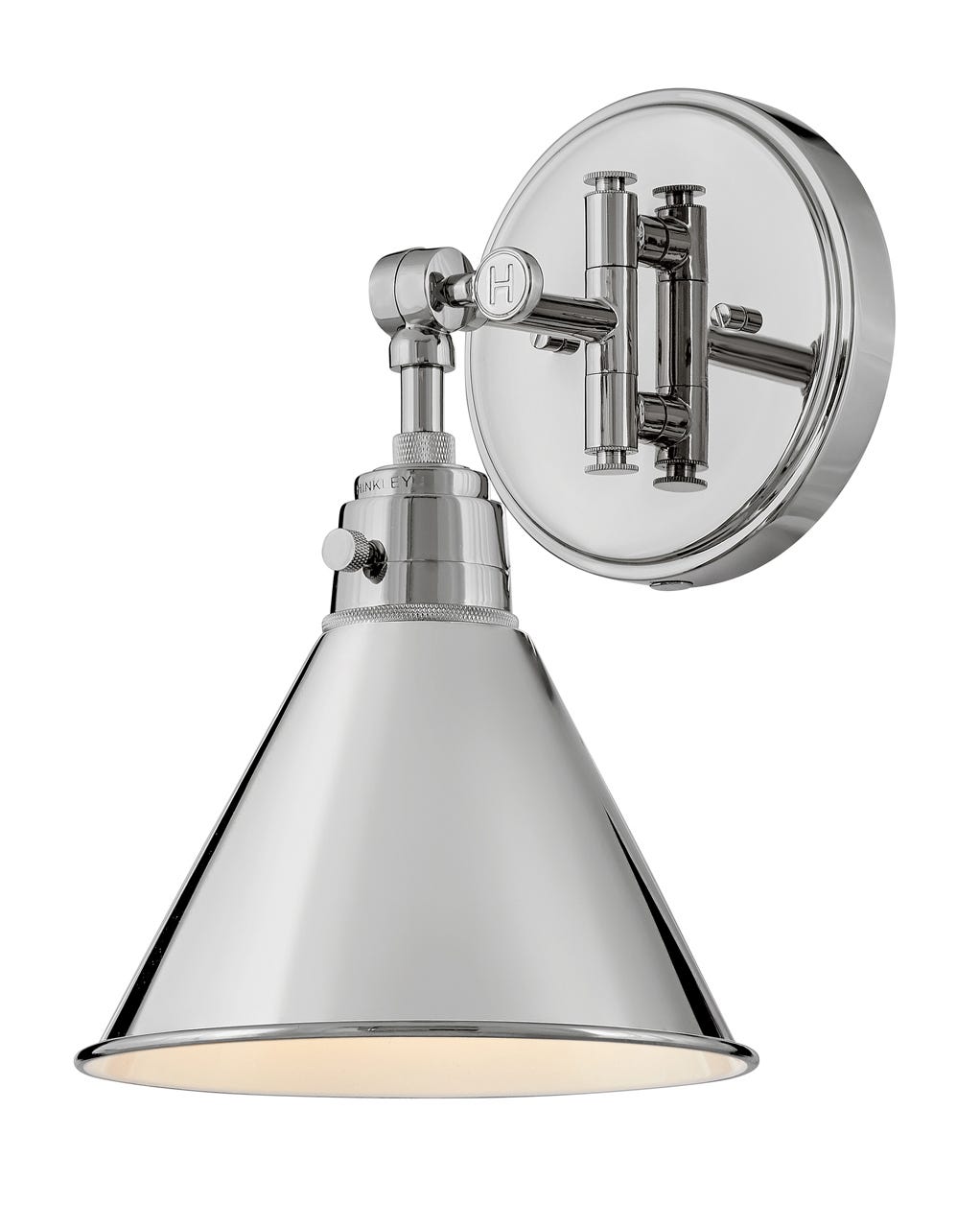 Briley Arm Sconce Wall Light - Modern Adjustable Wall Mounted Lighting Fixture for Bedroom, Living Room & Hallway Decor