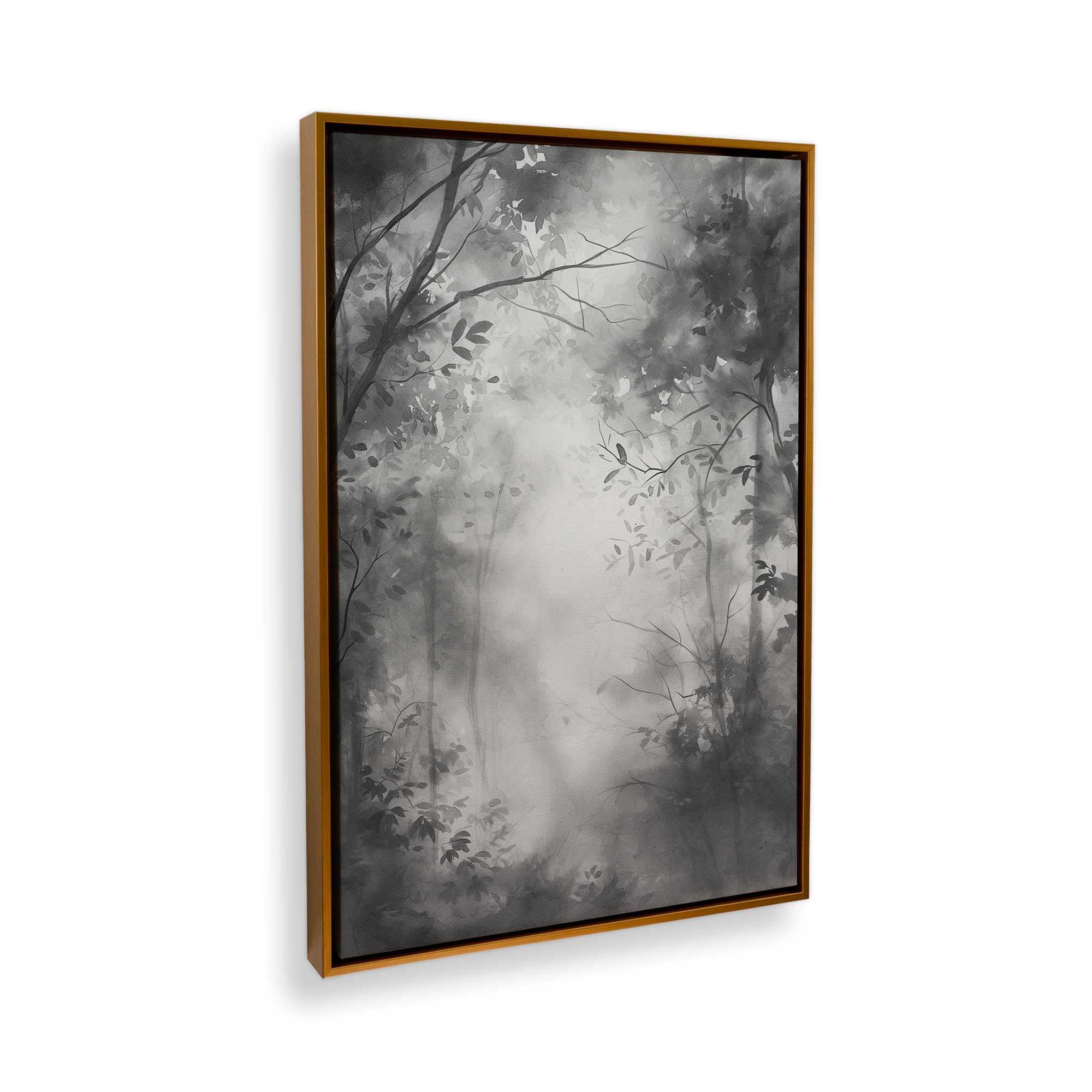 Dark Timberland Print on Canvas - Premium Wall Art for Home & Office Decor - Perfect for Living Room, Bedroom, and Office Spaces