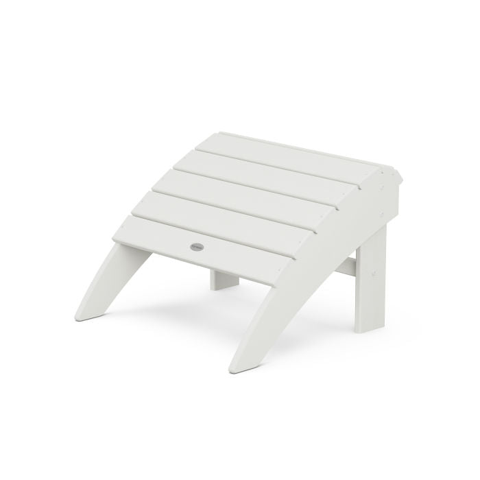 POLYWOOD Vineyard Curveback Adirondack Ottoman - Outdoor Patio Furniture, Weather-Resistant Poly Lumber, Perfect for Garden, Poolside & Backyard Relaxation