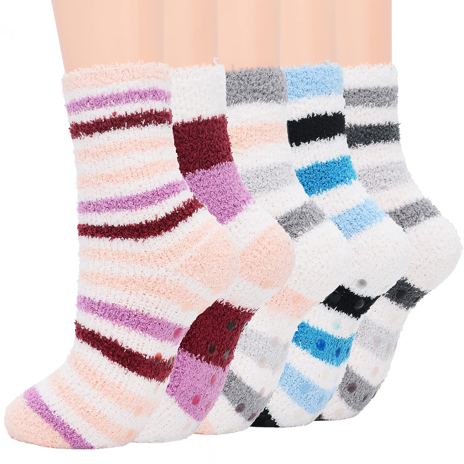 Women's Winter Socks - Ultra Soft Fleece Fuzzy Socks for Sleeping, Athletic & Warm Comfort - Cozy Plush Thermal Socks for Cold Weather, Lounging & Home Wear