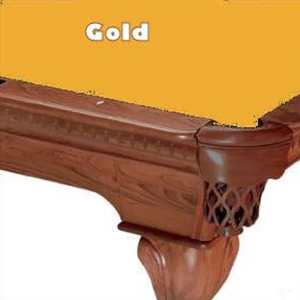 Premium 9' Gold ProLine Classic 303 Billiard Pool Table Felt - Professional Grade Cloth for Tournament & Home Game Rooms, Perfect for Pool Halls, Bars, and Family Entertainment Spaces