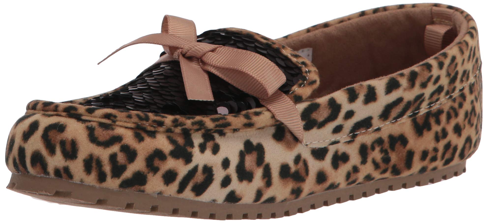 Baby Deer Unisex Kids Sequin Driving Moccasins - Comfortable Slip-On Shoes for Boys & Girls - Perfect for Casual Wear, Parties & Special Occasions