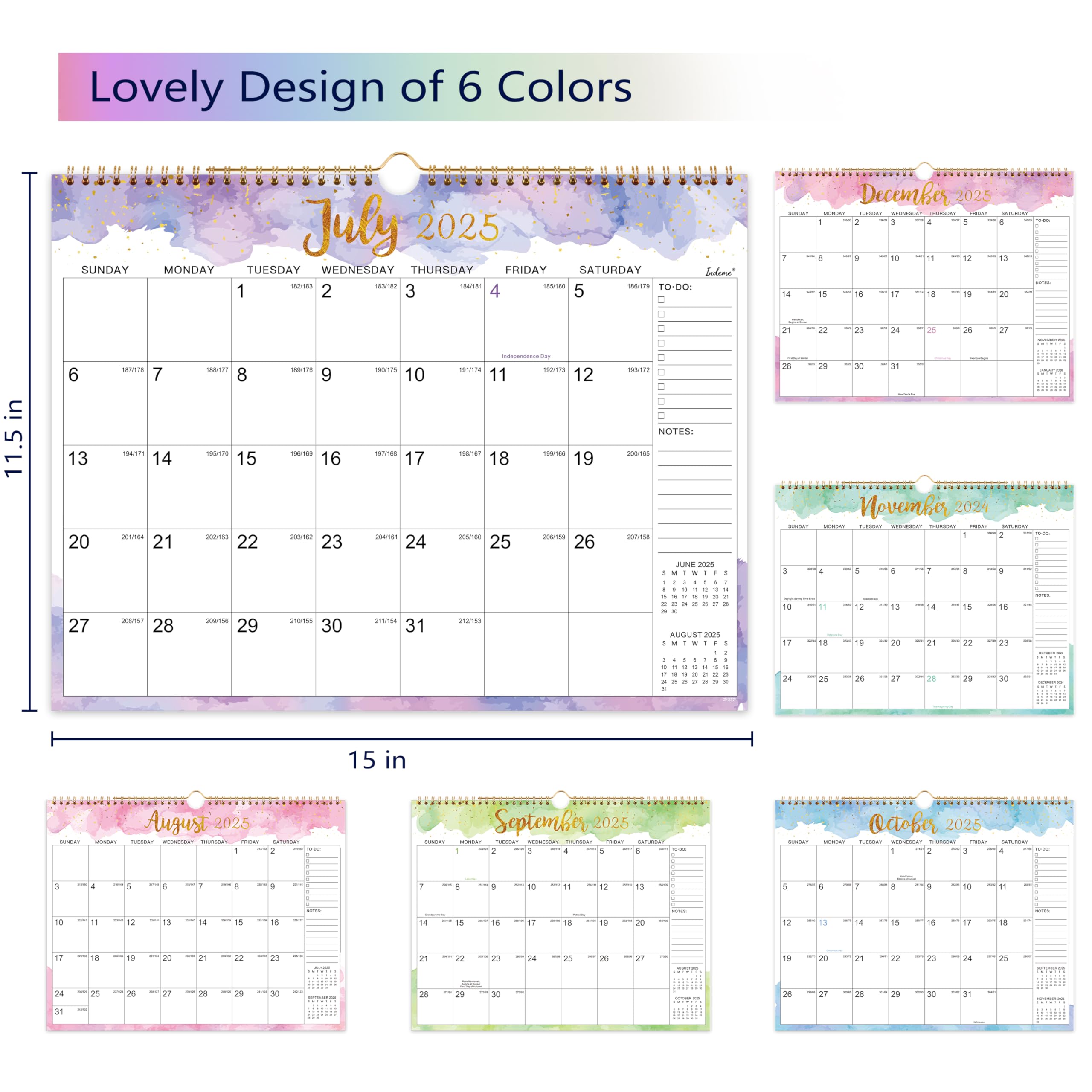2025-2026 Wall Calendar - 15