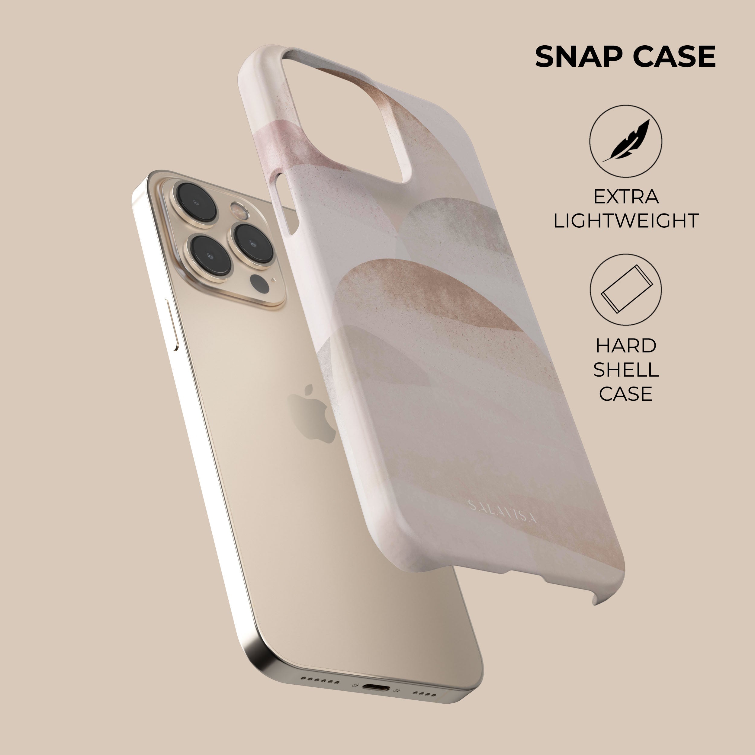 Elegant Blush Pink Phone Case - Slim Protective Cover for iPhone & Samsung | Perfect for Everyday Use, Travel & Gifting
