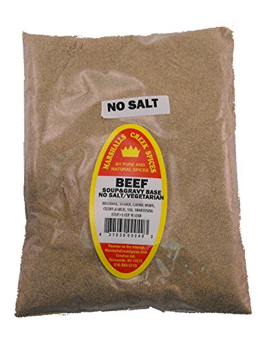 Best Beef Soup & Gravy Base Seasoning - Marshalls Creek Spices No Salt Vegetarian Refill Pouch (10 oz) | Perfect for Homemade Stews, Gravies & Slow Cooker Recipes