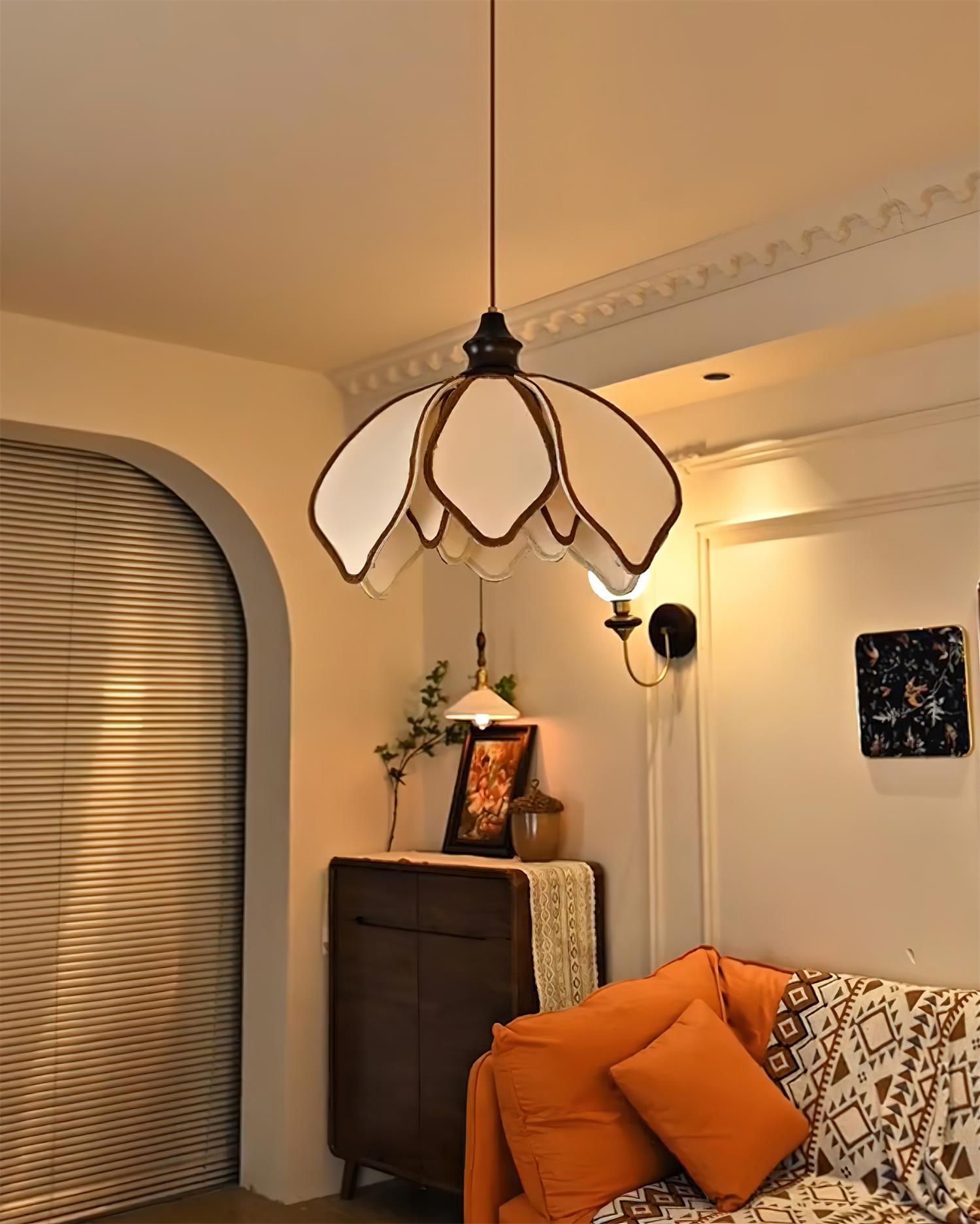 Stylish Pauline Pendant Lamp - Modern Hanging Light Fixture for Living Room, Bedroom & Dining Room Decor