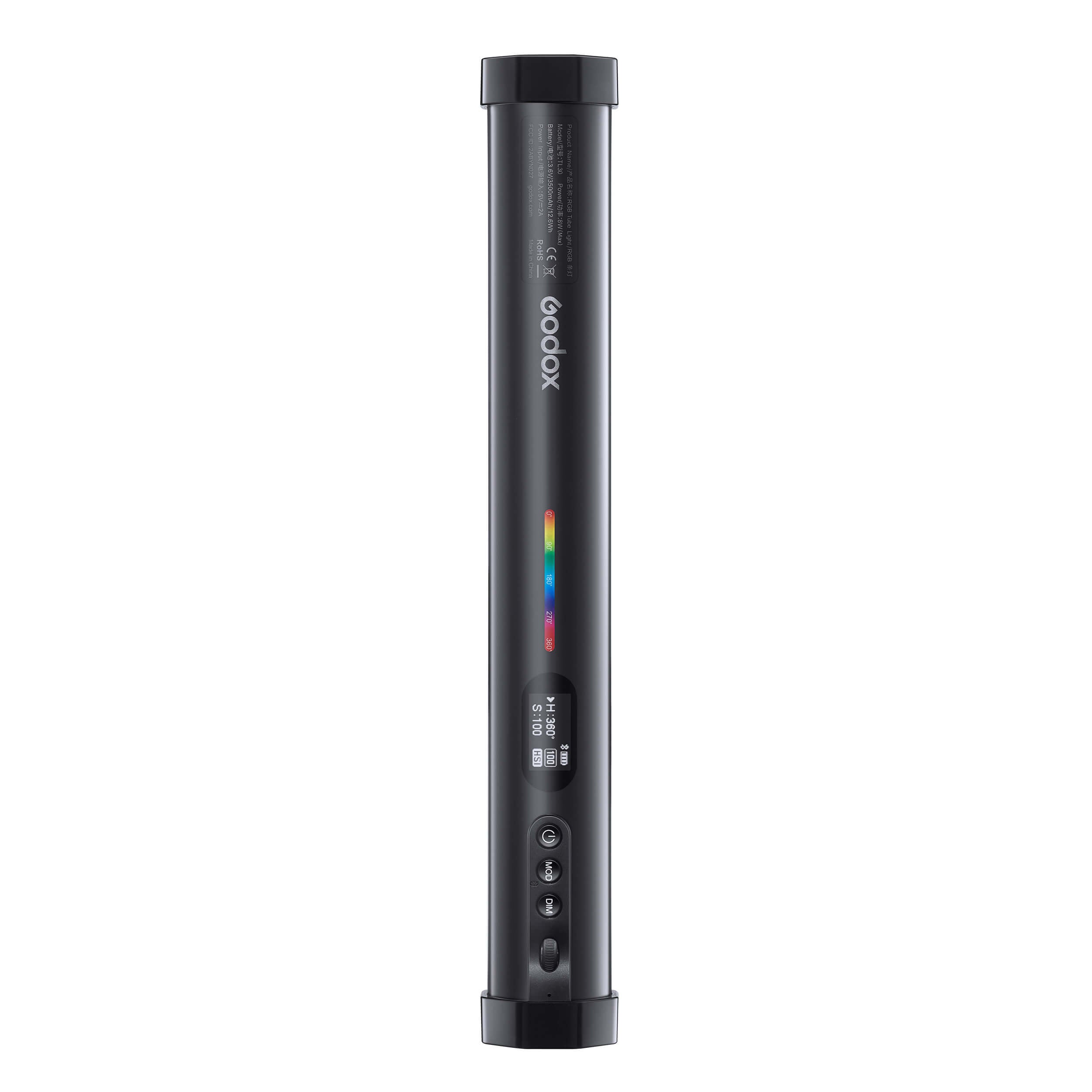 TL30 K2 RGB Pavo Tube Two Lights Set with Rechargeable Li-Ion Battery - Perfect for Photography, Videography, and Stage Lighting