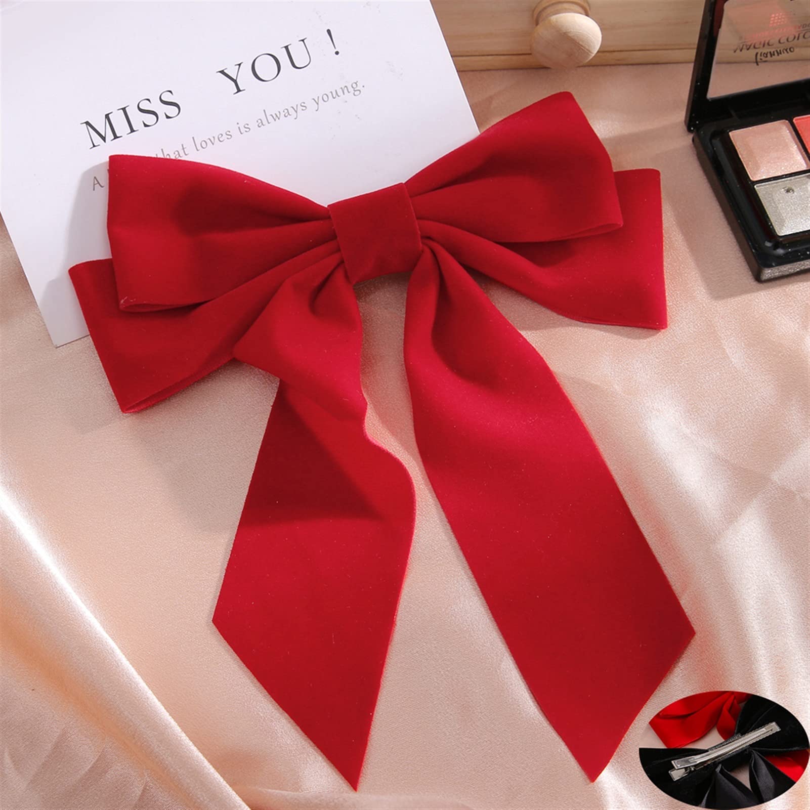 NC Big Bow Headband - Stretchable Fabric Hairband for Women & Girls - Korean Fashion Hair Accessory (Color: 88-01) - Perfect for Weddings, Parties & Everyday Style