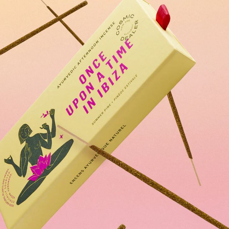 Ayurvedic Incense Sticks - Day & Night Fragrance for Relaxation, Meditation & Yoga | Once Upon a Time in Ibiza Inspired Aroma