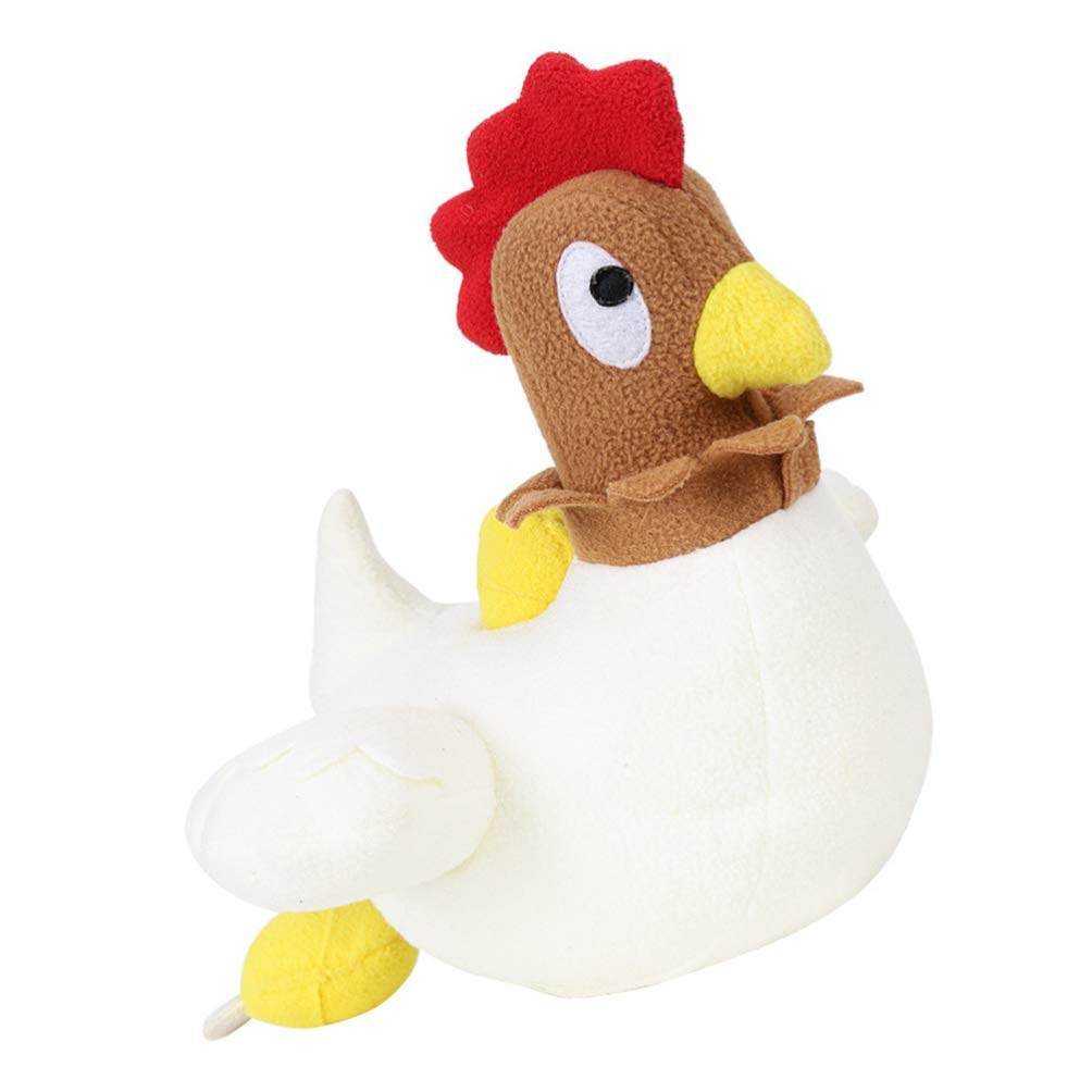 Scicalife Plush Chicken Dog Toy - Interactive Snuffle & Chew Toy for Dogs & Cats, IQ Treat Puzzle & Educational Pet Toy - Perfect for Easter Basket Stuffers & Training