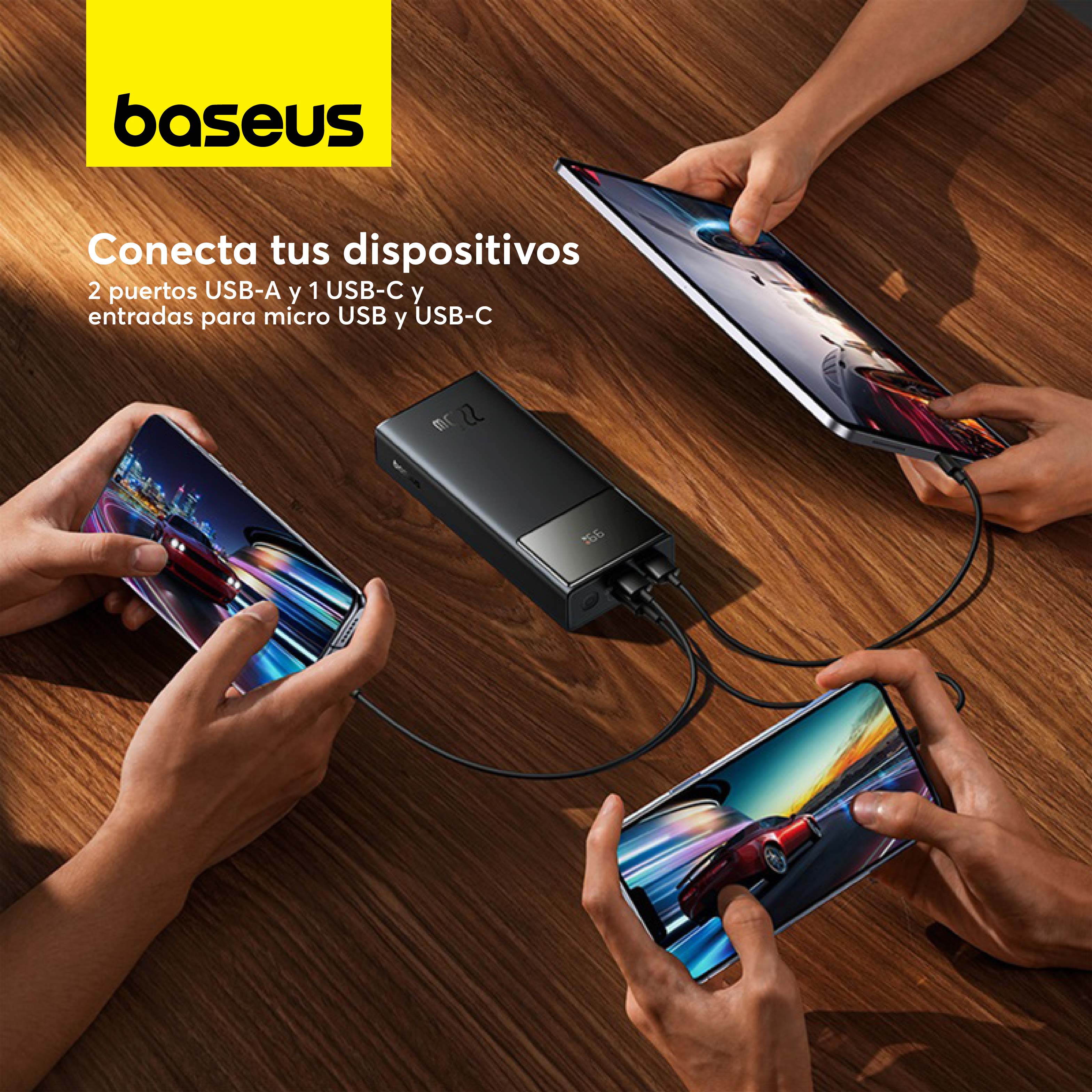 Baseus Star Lord 10000mAh Power Bank with Digital Display, 22.5W Fast Charging Portable Charger - Perfect for Travel, Camping & Emergency Power Backup (Black)