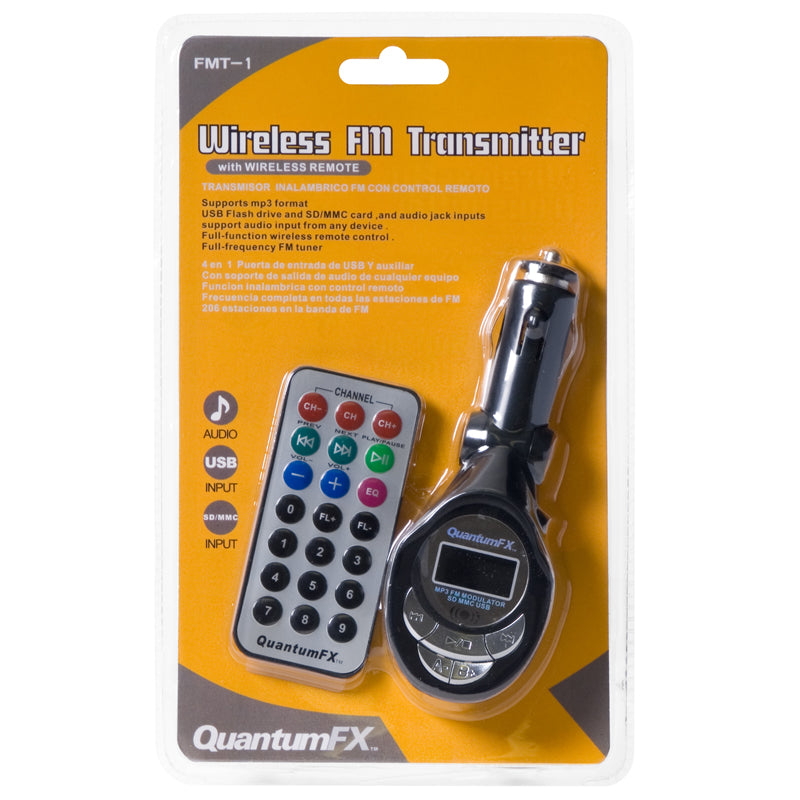 QFX FMT-1 Wireless Bluetooth Speaker - Portable Waterproof Outdoor Speaker with Rich Bass, Perfect for Camping, Beach, and Pool Parties