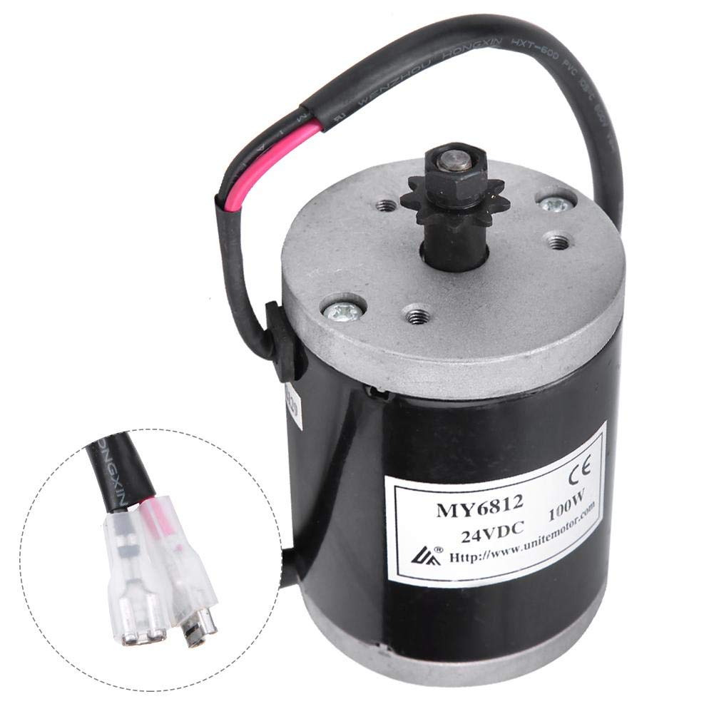 24V 100W High Speed Brushed Electric Motor with Belt Pulley - MY6812 Replacement for Electric Scooters, E-Bikes & DIY Projects | Perfect for Home Repairs, Hobby Models & Power Tools Accessories