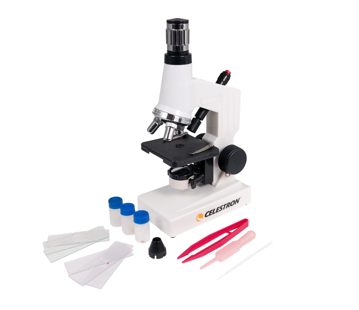 Professional Microscope Kit for Kids & Adults - 100X-1200X Magnification, LED Illumination, Science Lab Tools - Perfect for Home, School & STEM Learning Experiments