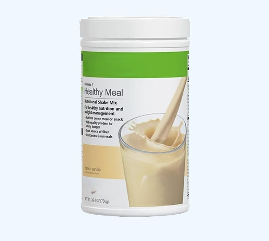 Formula One Healthy Meal Nutritional Shake Mix - Meal Replacement Beverage Powder (750g, French Vanilla) for Weight Management & On-the-Go Nutrition | Perfect for Busy Professionals, Gym Lovers & Diet Plans