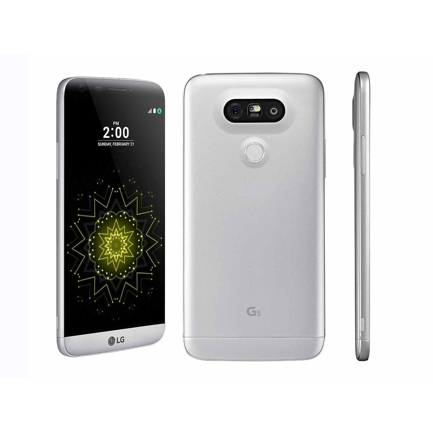 LG G5 32GB Silver Unlocked GSM Smartphone - AT&T Compatible, High-Performance Android Phone for Streaming, Gaming & Productivity