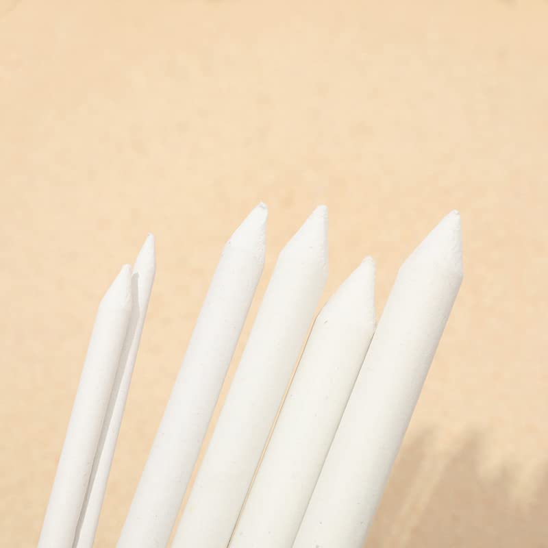 6-Piece Blending Stumps and Tortillions Set - Professional Sketch Drawing Tools for Artists & Students - Perfect for Shading, Blending, and Smoothing Charcoal, Graphite & Pastel Drawings
