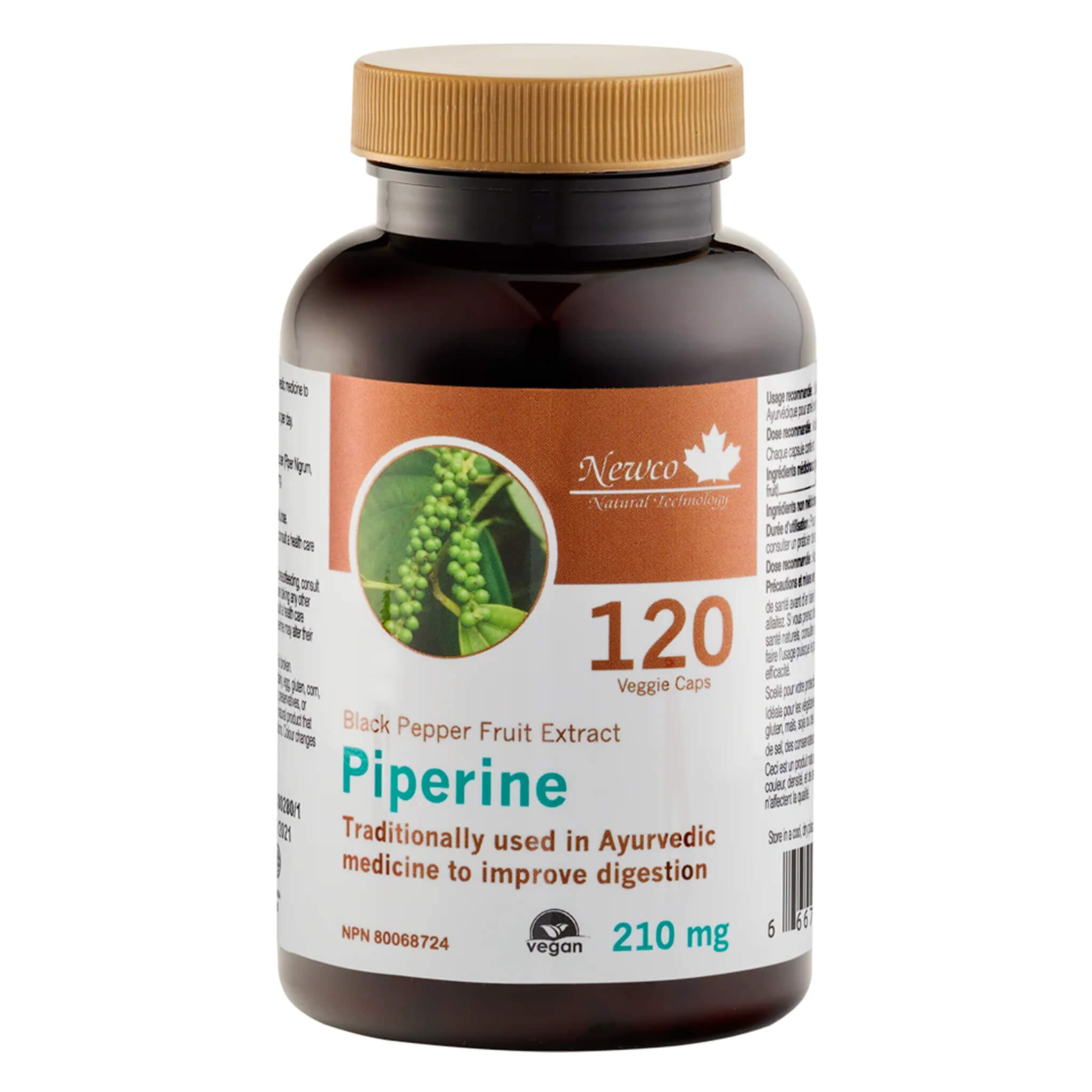 Premium Piperine 120 Capsules - 95% Pure Black Pepper Extract for Enhanced Nutrient Absorption & Metabolism - Supports Digestion & Weight Management - Ideal for Daily Supplement Routine & Fitness Enthusiasts