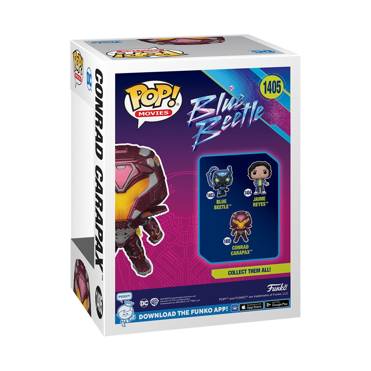 Blue Beetle Conrad Carapax Funko Pop! Vinyl Figure #1405 - DC Comics Collectible Action Figure for Display & Gifts